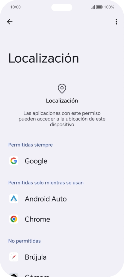 Pulsa la app deseada.