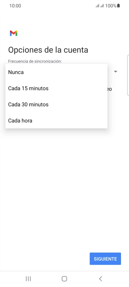Pulsa el ajuste deseado.
