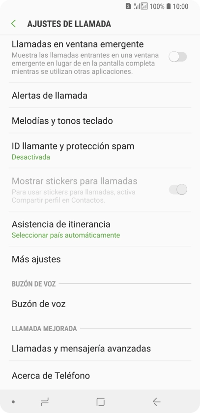 Pulsa Más ajustes.