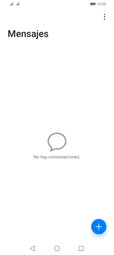 Pulsa el icono de nuevo mensaje.