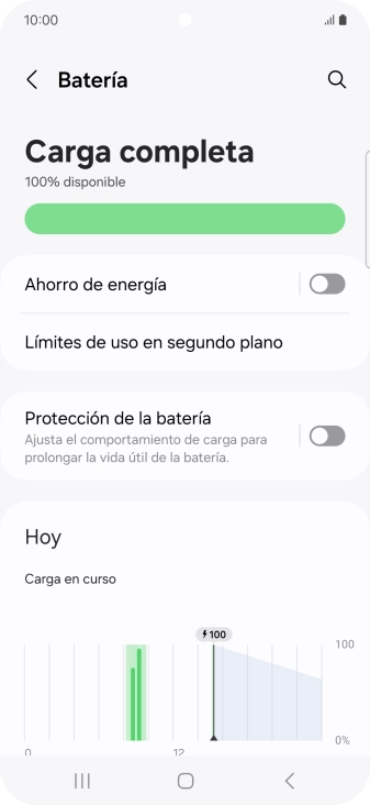 Pulsa Ahorro de energía. Pulsa Ahorro de energía.