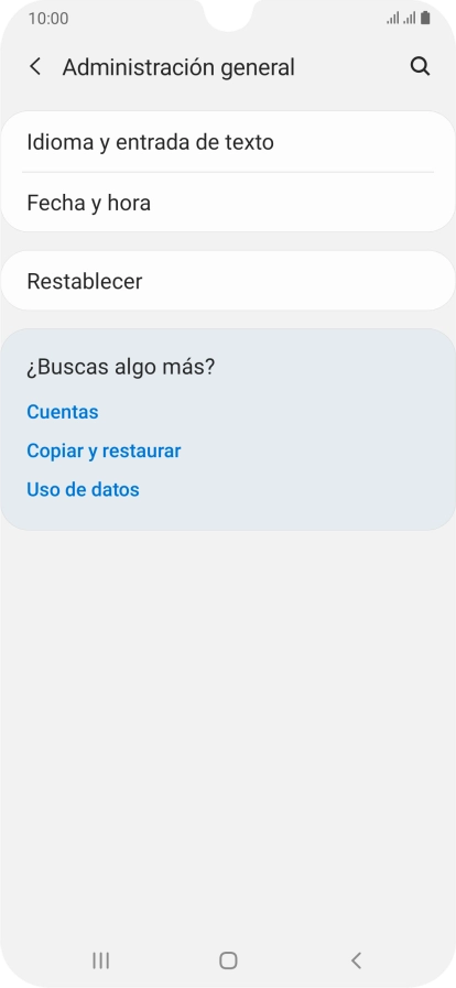 Pulsa Restablecer.