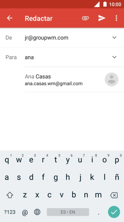 Pulsa el contacto deseado.