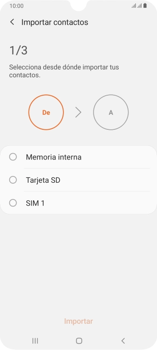 Pulsa la tarjeta SIM deseada.