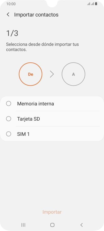 Pulsa la tarjeta SIM deseada.