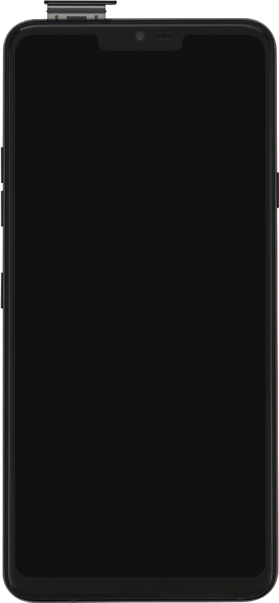Retira el contenedor de tarjetas del teléfono.