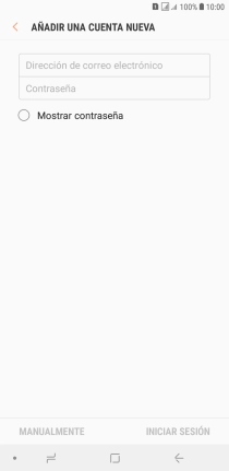 Pulsa Dirección de correo electrónico e introduce tu dirección de correo electrónico.