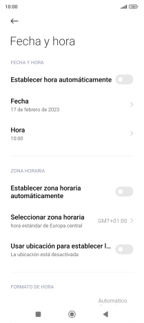 Pulsa el indicador junto a 