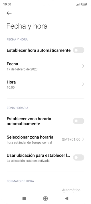 Pulsa el indicador junto a 