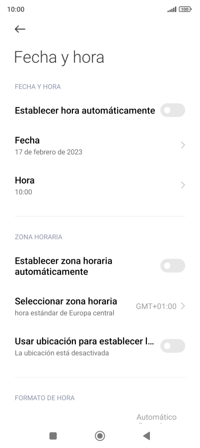 Pulsa el indicador junto a 