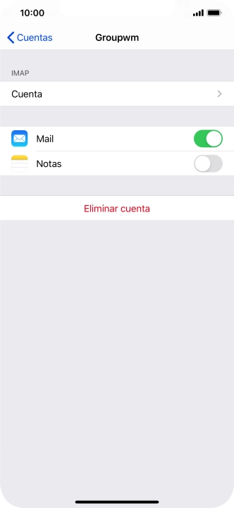 Pulsa Cuenta.