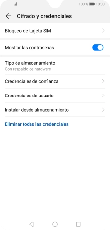 Pulsa Bloqueo de tarjeta SIM. Pulsa Bloqueo de tarjeta SIM.