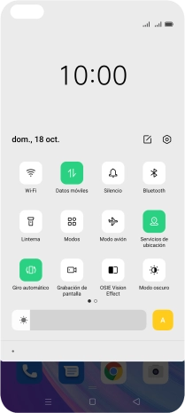 Pulsa el icono de ajustes.