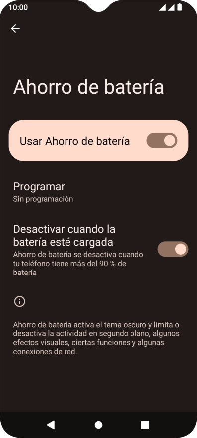 Pulsa la tecla de inicio para terminar y regresar a la pantalla de inicio.