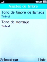 Selecciona Tono de timbre de llamada.