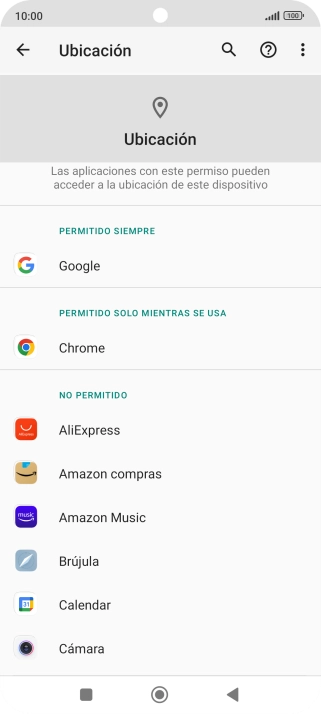 Pulsa la app deseada.