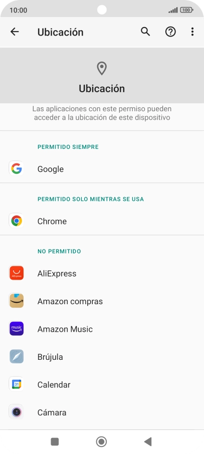 Pulsa la app deseada.