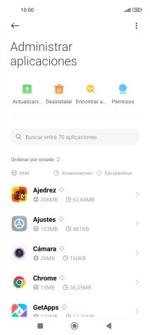 Pulsa la app deseada.