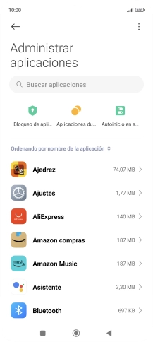 Pulsa la app deseada.
