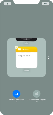 Pulsa Rotación inteligente para activar o desactivar la función.