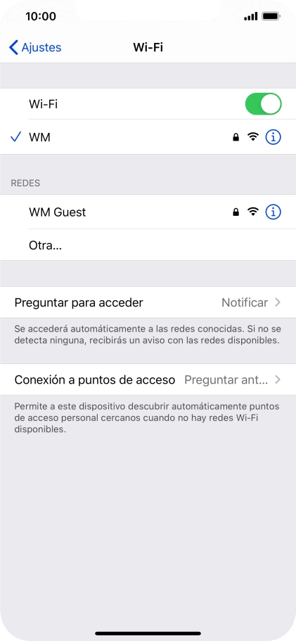 Desliza el dedo hacia arriba desde la parte inferior de la pantalla para terminar y volver a la pantalla de inicio.