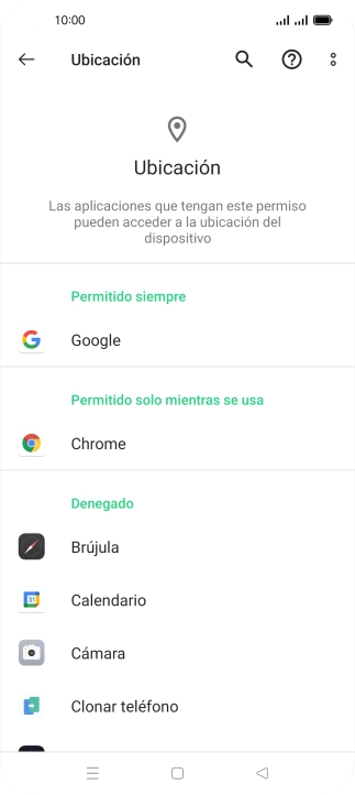 Pulsa la app deseada.