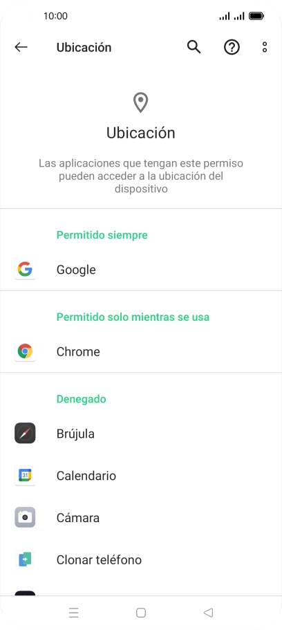 Pulsa la app deseada.