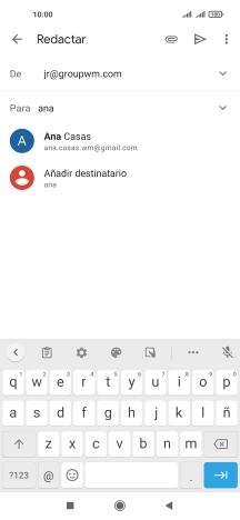 Pulsa el contacto deseado.