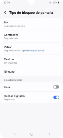 Pulsa Ninguno.