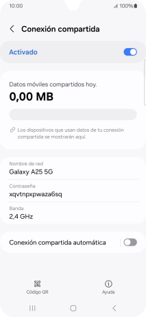 Pulsa la tecla de inicio para terminar y regresar a la pantalla de inicio.