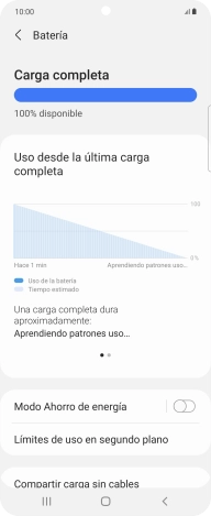Pulsa Modo Ahorro de energía.