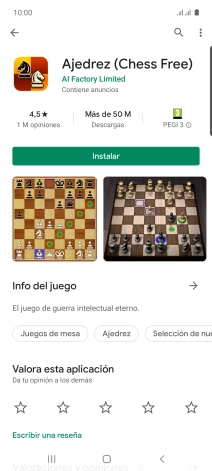 Pulsa Instalar y sigue las indicaciones de la pantalla para instalar la app.