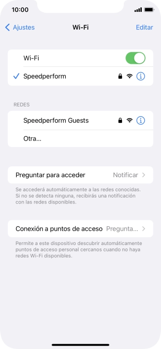 Desliza el dedo hacia arriba desde la parte inferior de la pantalla para terminar y volver a la pantalla de inicio.