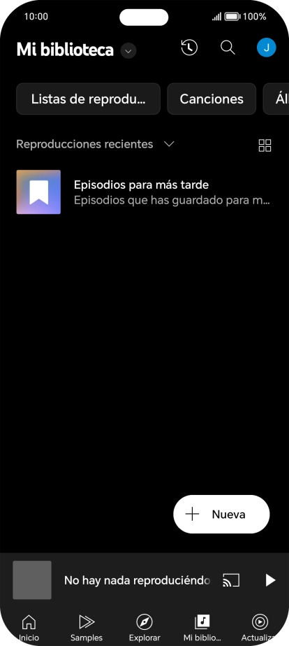 Pulsa la lista desplegable.