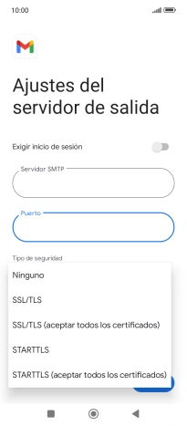 Pulsa SSL/TLS.