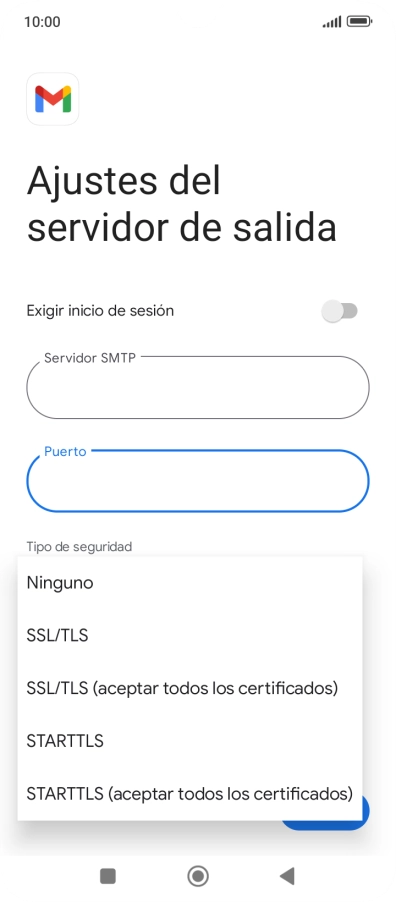 Pulsa SSL/TLS.