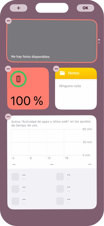 Pulsa el icono de añadir.