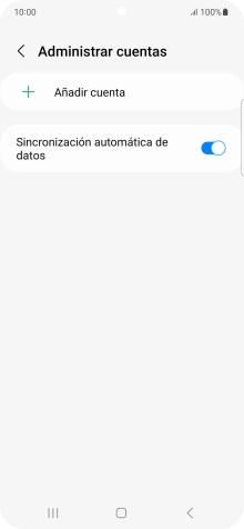 Pulsa Añadir cuenta.