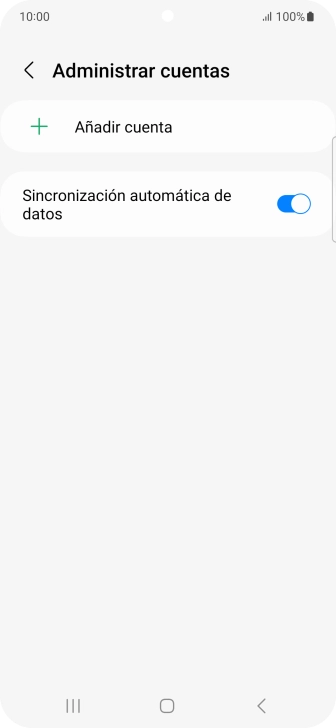 Pulsa Añadir cuenta.
