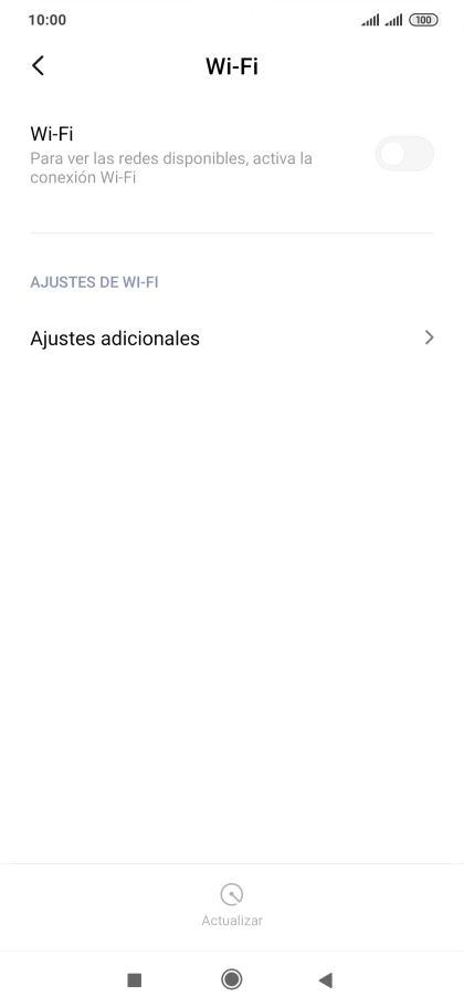 Pulsa el indicador junto a 
