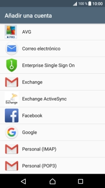 Pulsa Correo electrónico.