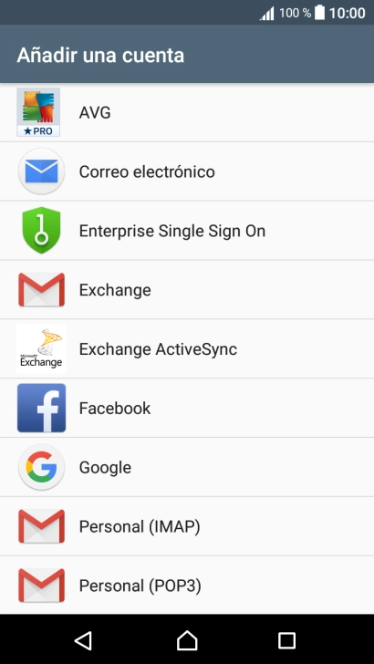 Pulsa Correo electrónico.