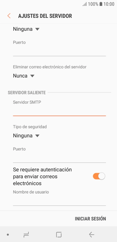 Pulsa la lista desplegable bajo 