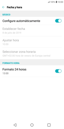 Pulsa la tecla de inicio para terminar y regresar a la pantalla de inicio.