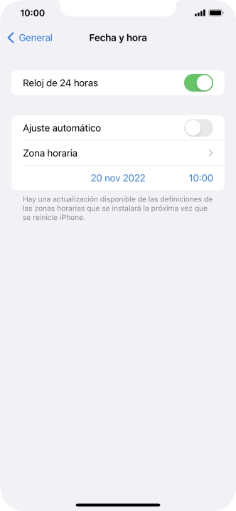 Pulsa el indicador junto a 