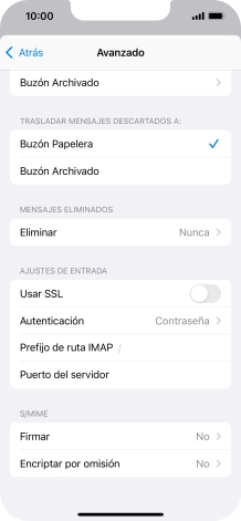 Pulsa el indicador junto a 