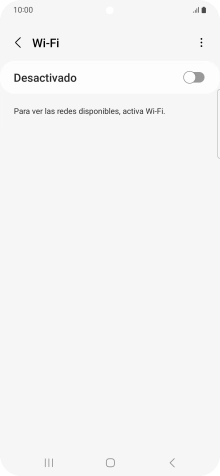 Pulsa el indicador para activar la función.