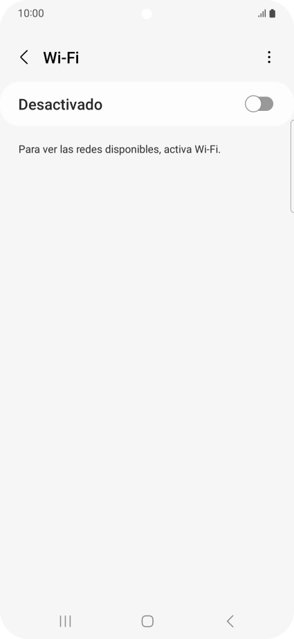Pulsa el indicador para activar la función.