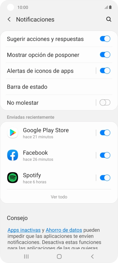 Pulsa Ver todo.