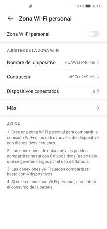 Pulsa Nombre del dispositivo. Pulsa Nombre del dispositivo.